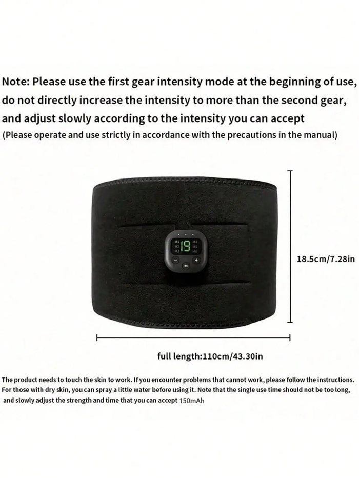 Waist Massager Portable USB Charging Shaper Electric Arm Hip Leg Trainer Weight Loss Shaping Belt Fitness Massager yao