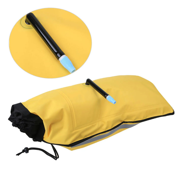 Kayak Paddle Float Nylon Rescue Inflatable Paddle Float Floating Bag for Canoe Kayak Seayak