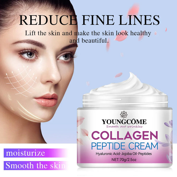 Collagen Peptide Face Cream Activates The Skin Deeply Nourishes Strongly Tightens Obviously Smoothes Creates A Shiny Complexion
