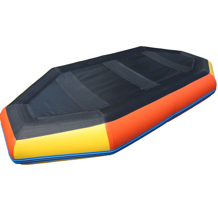 2.4M High-quality PVC Drifting Boat for Water Adventures 2 PERSON Inflatable Kayak Canoe for Outdoor Water Fun
