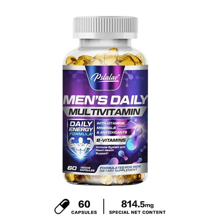 Men's Daily Multivitamin Supplement - for Immunity, Energy and Stamina, Digestion, Skin, and Overall Health