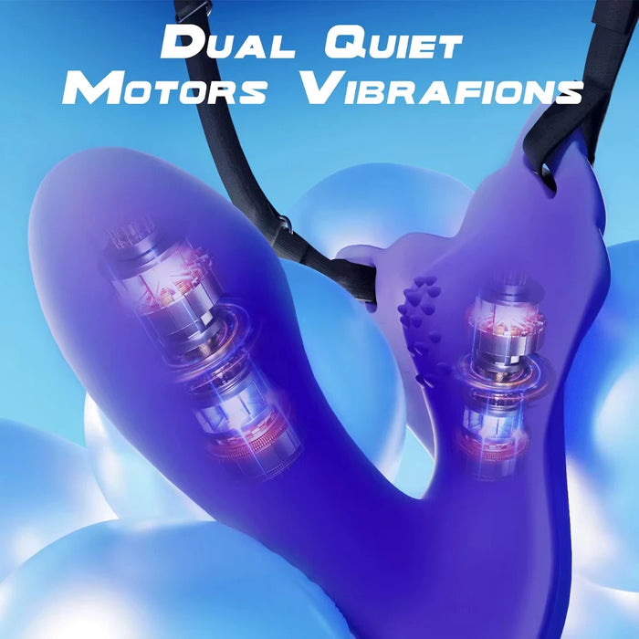 Wearable Vibrating Panty Massager Women's Intimate Toy APP Wireless Remote Control G Spot & Clitoral Stimulation Vaginal Orgasm