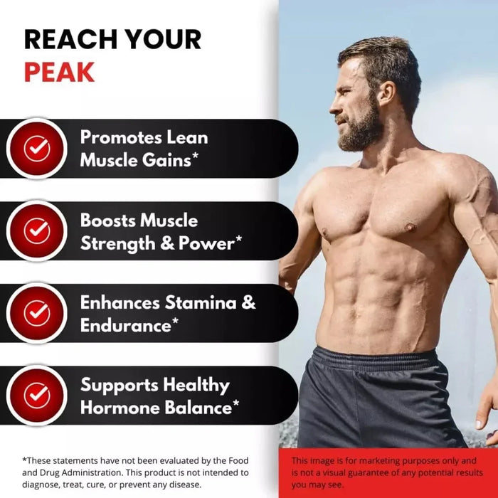 Vital Surge Gummies Dietary Supplement Support & Enhance Male Testo Levels, Improve Energy, Muscle and Sexual Health, 60 Capsule