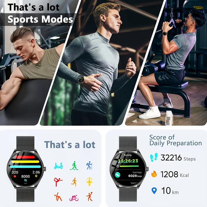 2025 New Utral Thin Women Smart Watch 1.43-inch HD AMOLED Display Bluetooth Call Multi-Sport Tracker Music Player Smart Watch