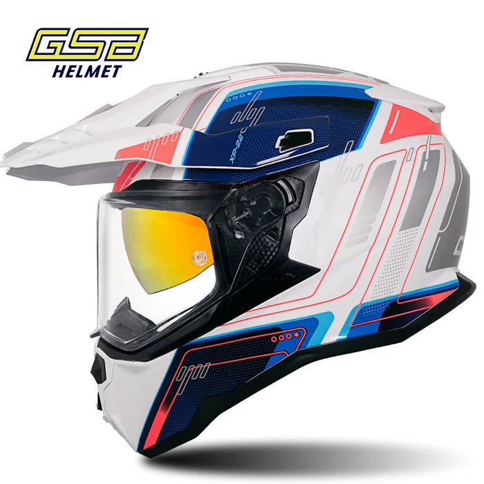 Original GSB XP-22 Professional motocross Racing Helmets Motorcycle Full Face Modular Helmets ECE Approved casco moto
