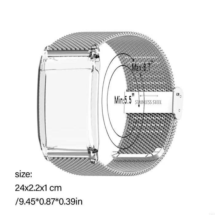 Tear Resistant Metal Wriststrap Sweatproof Wearable Bracelets For WHOOP Smartwatch Quick Release Belt Comfort Unisex