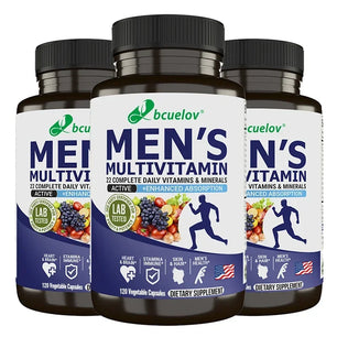 Men's Multivitamin Multimineral Supplement Vitamin ABCDEK Magnesium Calcium Zinc To Replenish Energy and Promote Overall Health