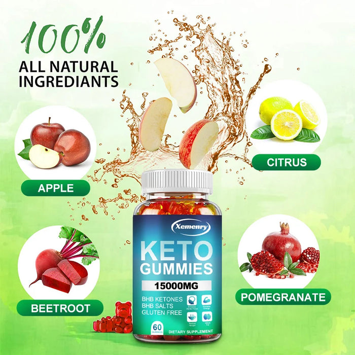 Keto Gummies - Burn Fat, Weight Management, Speed Up Metabolism, Digestive Health, Appetite Control