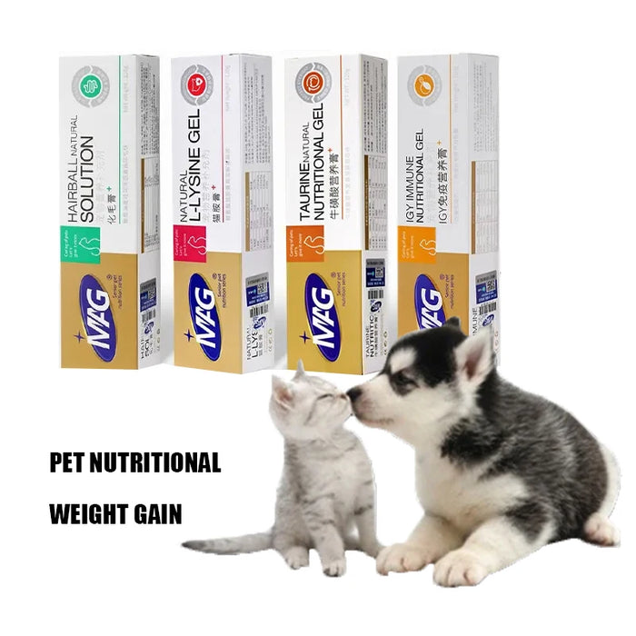 MAG-Pets High Energy Nutritional Gel, L-LYSINE Comprehensive Nutrition Supplement, Strengthen Physique For Kitten Young Cat Dog