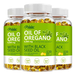 Oregano Oil - Immune and Antioxidant Support Supplement To Help Sustain Overall Well-Being, Healthy Intestinal Flora