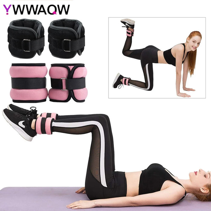 1Pair Ankle Weights for Men Women Kids,(0.5kg / 1kg Each Pack) Leg Arm Wrist Weights with Adjustable Strap for Running, Gym
