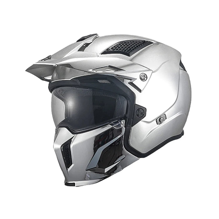 MT Streetfighter SV Helmet Modular Off Road Helmets High Quality Motocross Racing Modular Half Open Electroplated Glossy
