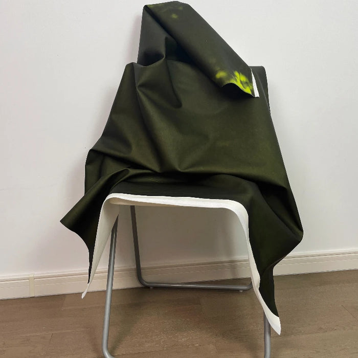 Thermochromic Sportswear Fabric PU Leather Black Fluorescent Yellow Smart Wearable Tech Spring Running Apparel