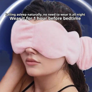 Improving Sleep Quality Machine Washable Light-Blocking Gravity Sleeping Eye Mask Soft Relax Nerves Skin-Friendly Rapid Sleep