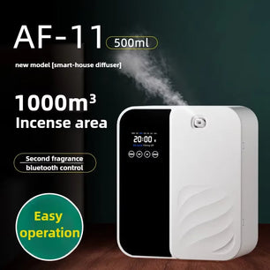 Aroma Diffuser 1000m³ Electric Scent Machine Smell Perfume Essential Oils Air Freshener 500ML Capacity Waterless Diffuser