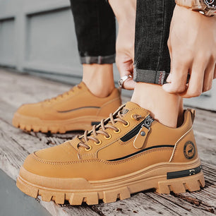 2025 Autumn New Style Versatile Sports Platform Shoes, Korean Version Fashionable Casual Men's Shoes