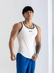 Sports Vest Male Summer New Slim-fit High Elastic Training Jacket Sleeveless Fitness Clothes High Elastic Quick Dry Breathable