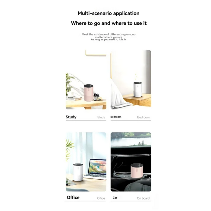 Aromatherapy Diffusers USB Battery Operated Mini Scent Machine Home Nebulizer Air Freshener Diffuser A-AT64