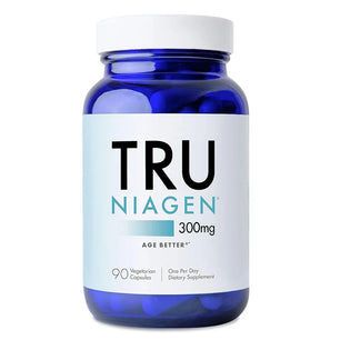 TRU NIAGEN NAD+ Supplement for Anti Aging and Cell Regeneration, 300 mg Niagen, 90 Servings | Supports Cellular Energy, Brain