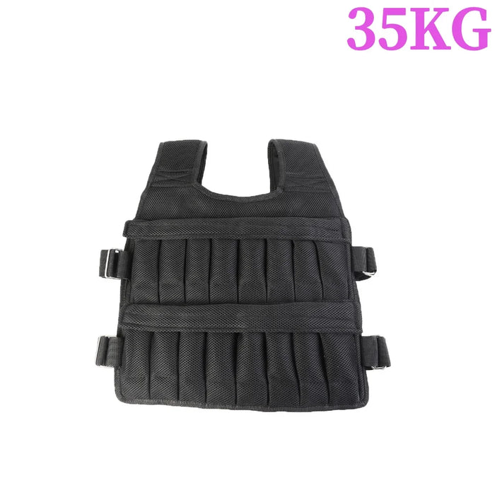 3-50KG Durable Weighted Vest Adjustable Weight Training Exercise Waistcoat Jacket Sand Clothing Boxing Fitness Equipment