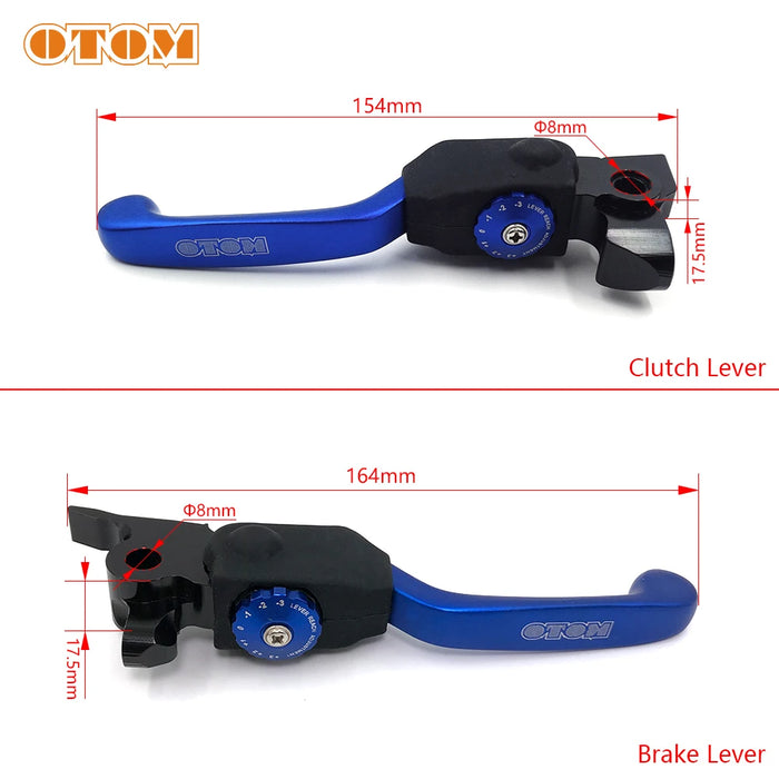 For KTM HUSQVARNA GASGAS Motocross With Brembo Clutch Brake Lever 7 Gear Adjustable Foldable Handle Motorcycle Accessories 1Pair