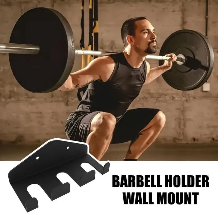 Barbell Hanger Vertical Wall Mount Weight Rack Home Gym Equipment Wall-Mounted Weight Stand For Gym Training Room Garage