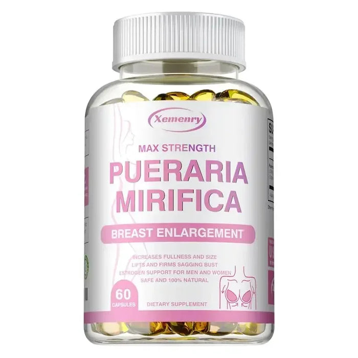 Pueraria Mirifica Supplement - To Support Breasts To Be Round, Firm and Elastic, Promote Balanced Estrogen Metabolism