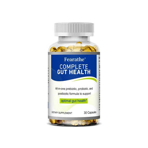 Gut Health Capsules - All-in-One Prebiotic, Probiotic & Postbiotic Formula - Supports Digestion, Detoxification & Immune Balance