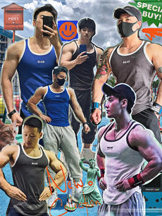 Sports Vest Male Summer New Slim-fit High Elastic Training Jacket Sleeveless Fitness Clothes High Elastic Quick Dry Breathable