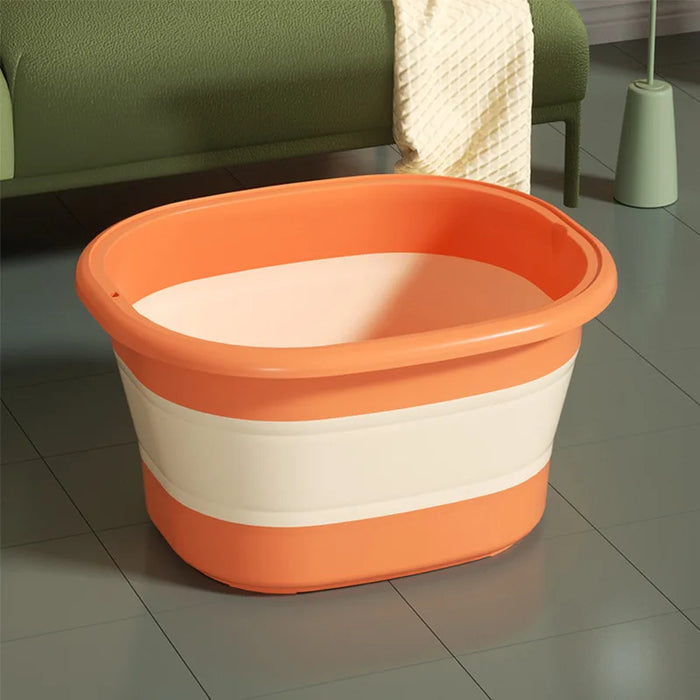 Foldable Foot Bath Bucket Massage Foot Wash Basin Home Laundry Tub Bucket Children's Foot Bath Basin Portable Foot Soak foot Tub