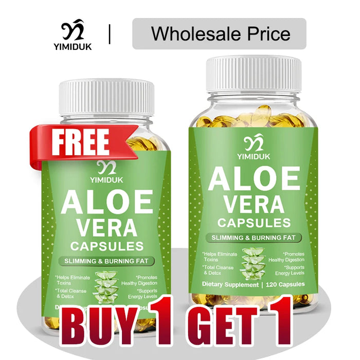 Natural Herbal Aloe Vera Supplement, for Promotes Digestive Regularity & Gut Health, Joint Comfort & Function, Gluten Free