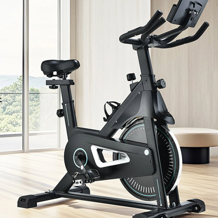 Indoor Gym Machine Electronic Touch Screen Height Adjustment Magnetic Flywheel Spinning Bike For Home Fitness