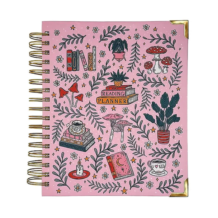 Reading Log Journal Planner For Book Lovers Study Notes Tracker Reading Challenge Goal Setting Personal Diary