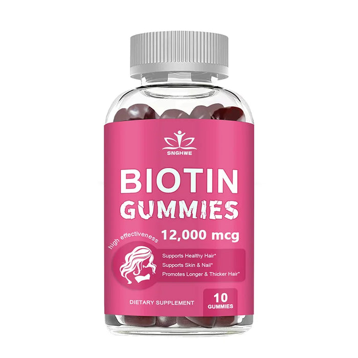 Collagen Gummies Biotin Gummies for Skin Care Health Nails Hair Growth Vitamins Collagen Protein Supplement