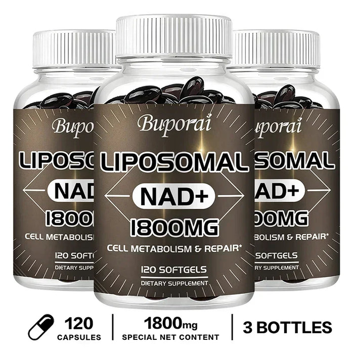 Liposomal NAD Supplement - Supports Energy and DNA Repair, Promote Heart & Brain Function Health, Stress Relief, Anti-aging