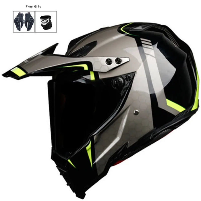 Motocross Helmet Off Road Professional Atv Cross Mtb Dh Racing Motorcycle Dirt Bike Capacete De Moto Casco White CE DOT