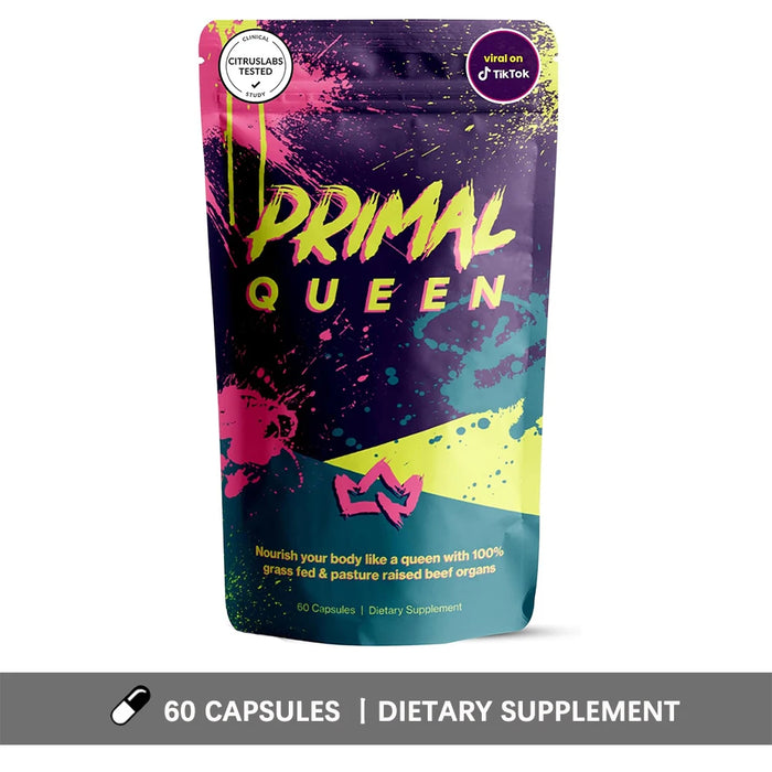 Primal Grass Fed Beef Organ Supplement for Women, Balance Hormones, Better Energy, Mood, & Libido Improve Menstruation