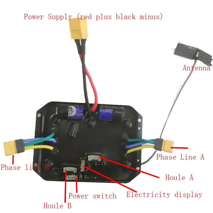 36V Dual Motor Electric Skateboard Controller Control Mainboard Longboard Drive ESC Speed Governing Remote Control Kit Hub Contr