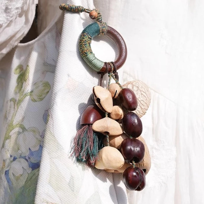 Mindfulness Wind Chimes Diapason Meditation Wind Chime Yoga Relaxation Nut Shell Bells Sound Healing Musical Instrument Bell