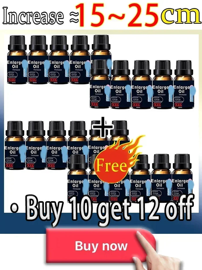 Men's Massage Oil XXL Big Growth Thickening Essential Oil, Personal Care Private Massage Cream xxs