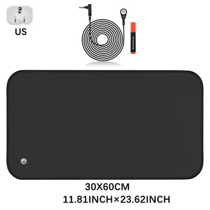 Grounding Mat for Sleep 30x60cm Wellness Natural Earthing Pad to Improve Circulation, Reduce Inflammation & Ease Pain/Anxiety
