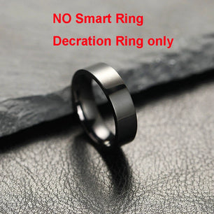 2025 New Smart Ring Blood Oxygen Heart Rate Sleep Monitor Sports GPS Tracking Remote Care 10ATM Waterproof Men Women Smartring