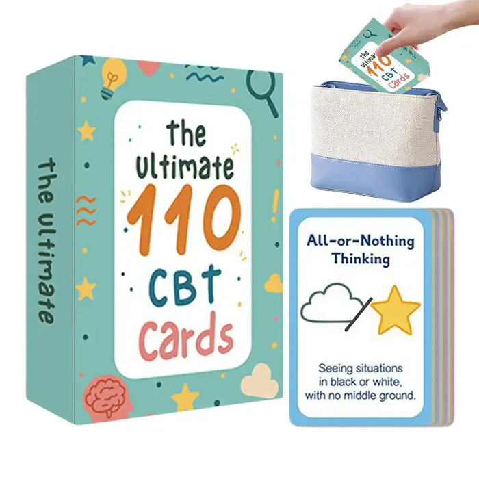 Mindfulness cards 55 cards containing 110 suggestions for action, cognitive behavior cards, personal emotional management