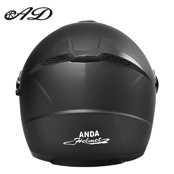 AD Motorcycles Half Helmets Summer Moto Motocross Men and Women Double Lens Electric Vehicles free size Helmets