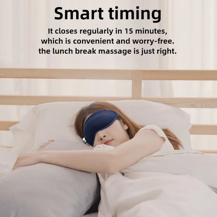 Intelligent vibration eye massage sleep eye mask relieves eye fatigue, cold and hot compress electric eye protection device