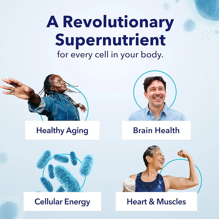 TRU NIAGEN NAD+ Supplement for Anti Aging and Cell Regeneration, 300 mg Niagen, 90 Servings | Supports Cellular Energy, Brain