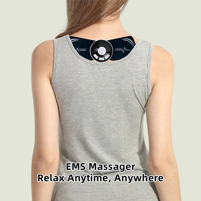 Electronic Pulse Muscle Pain Relief Patch Suitable for Cervical Spine and Back Relieves Muscle Pain with Adjustable Mode