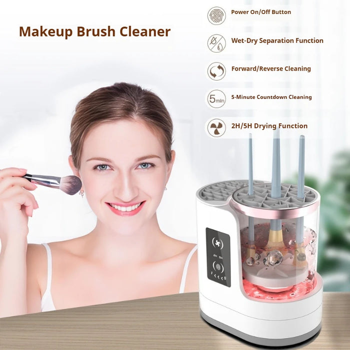 Makeup Brush Cleaner  Electric Drying and Brush-washing A Fully Automatic Cleaning Tool That Doesn't Damage The Bristles
