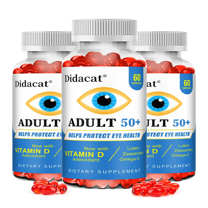 Lutein and Zeaxanthin Eye Vitamin Supplement, Containing Vitamins C, E, and Zinc To Support Vision, for Adults & Seniors