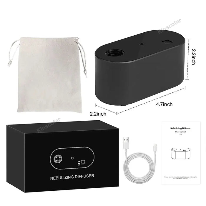 Electric Aromatherapy Diffuser Machines Waterless Aroma Diffusers Work with Essential Oils Bottles Emit Fragrances Perfect